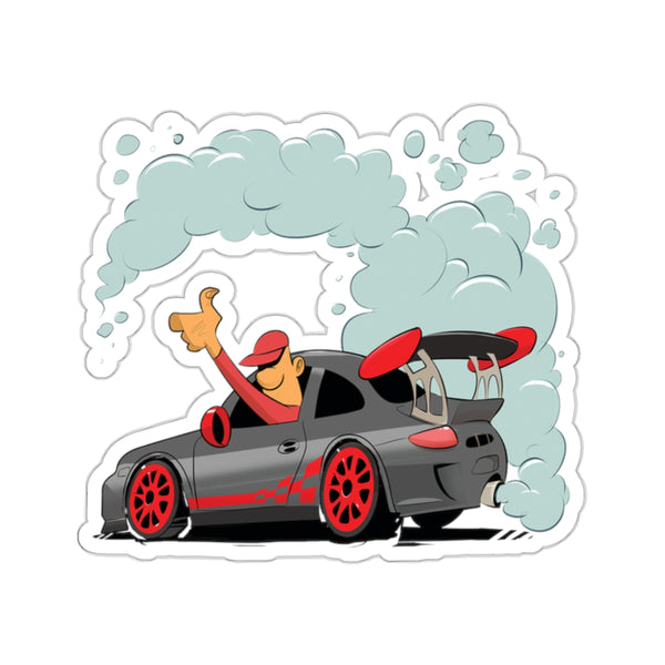 Gray Up in Smoke Sticker